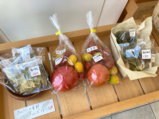 季節の野菜が届きました