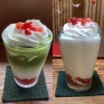 ホイップ抹茶／ホイップミルク