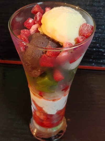招福庵パフェ
