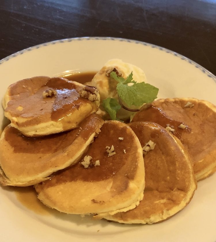 ふわしゅわ食感にうっとり。Gallery Cafe 容さんの「リコッタチーズのふわふわパンケーキプレート」