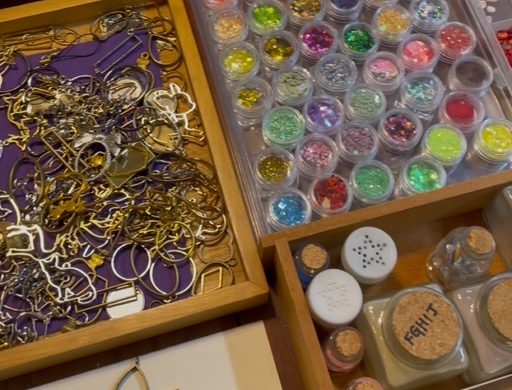 「遊悠工房ZOO&かぎろひ」さんのレジンアクセサリー作り体験